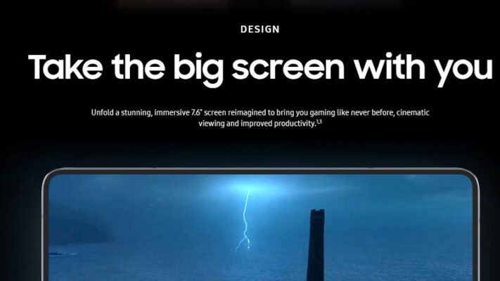 Galaxy Z Fold 5 Display