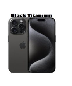 iPhone 15 Pro- Black Titanium