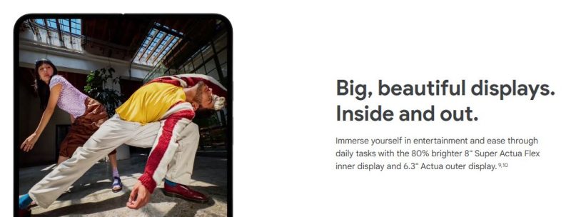 Google Pixel 9 Pro Fold- Display