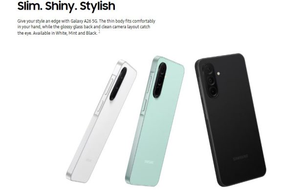 Samsung Galaxy A26 5G- Design
