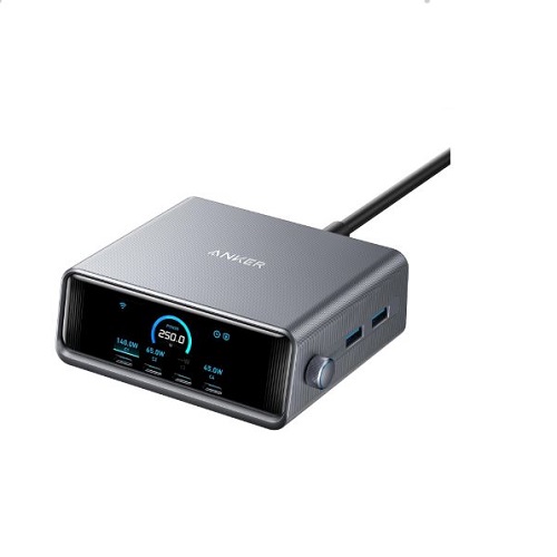 Anker Prime Charger (250W, 6 Ports, GaNPrime)