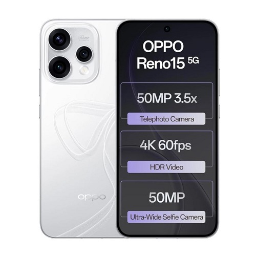OPPO Reno15 5G-Aurora White