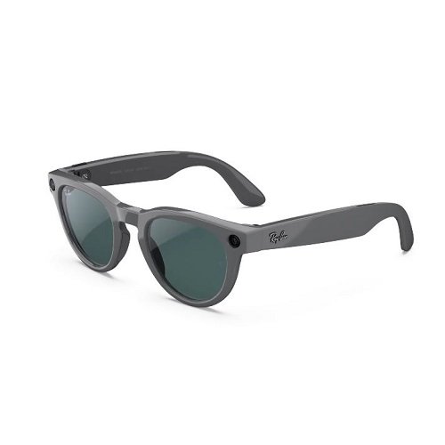 Ray-Ban Meta Headliner Gen 2 Smart Glasses-Shiny Asteroid Grey-Clear to Emerald Transitions
