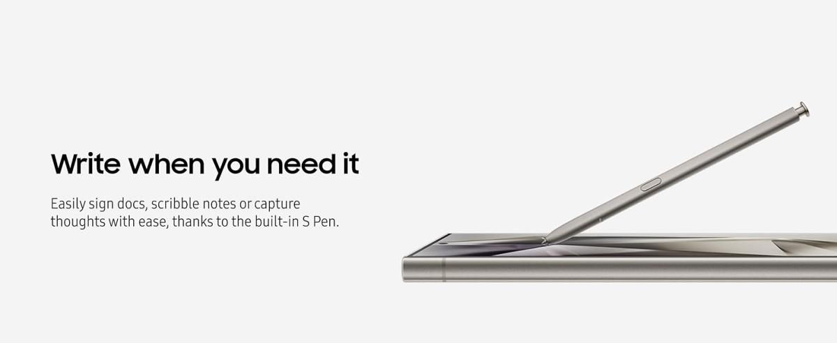 And, the S-PEN