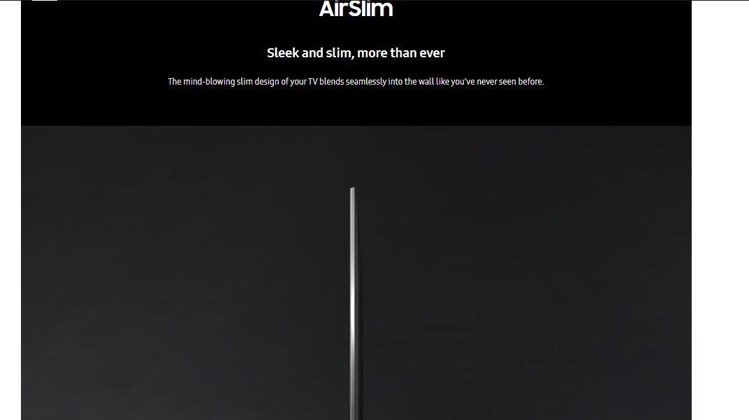 Samsung-75-inch-Q60C-Airslim-design