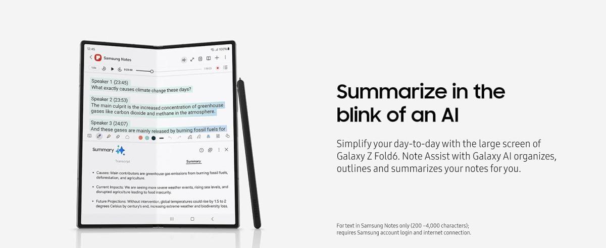Samsung-Galaxy-Z-Fold-6-Note-assist