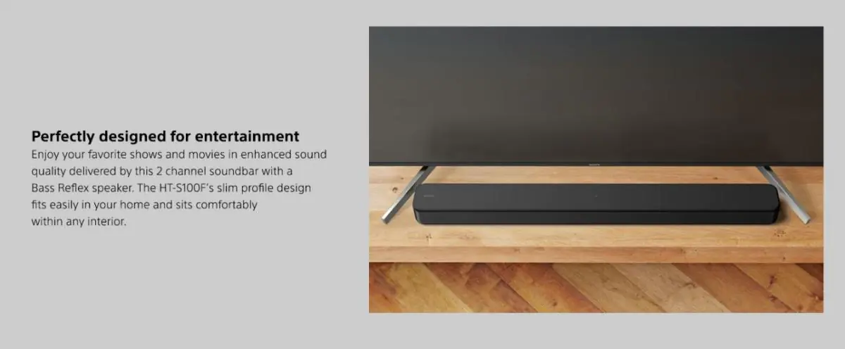 Sony-S100F-2.0ch-Soundbar-Design