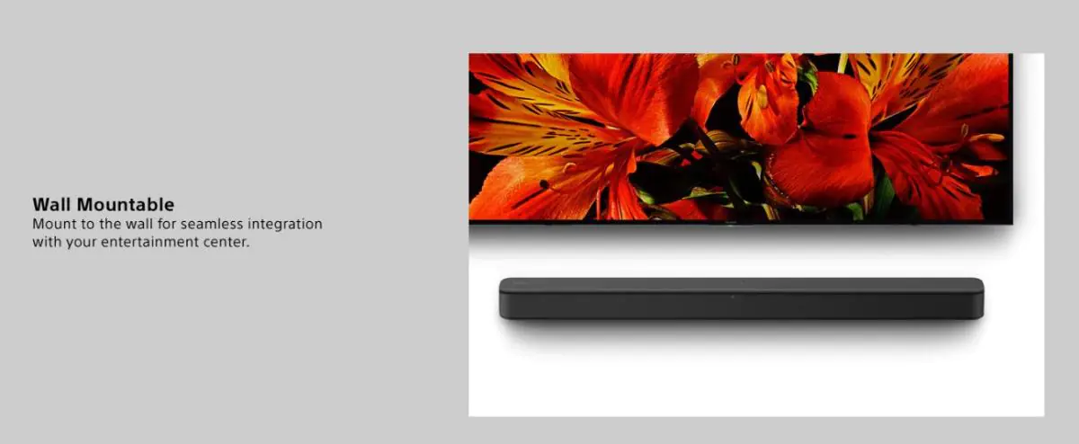 Sony-S100F-2.0ch-Soundbar-Wall-Mountable