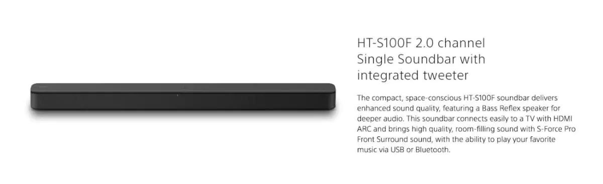 Sony-S100F-2.0ch-Soundbar-intergrated-tweeter