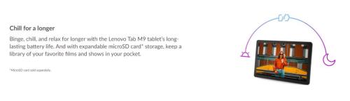 Lenovo-Tab-M9-Long-lasting-battery