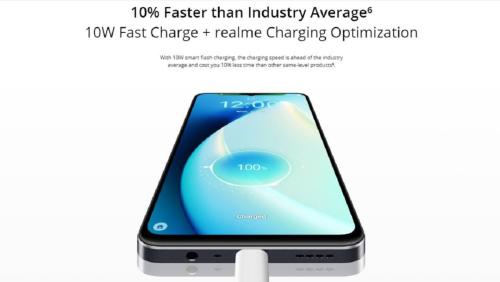 Realme-Note-50-fast-charge
