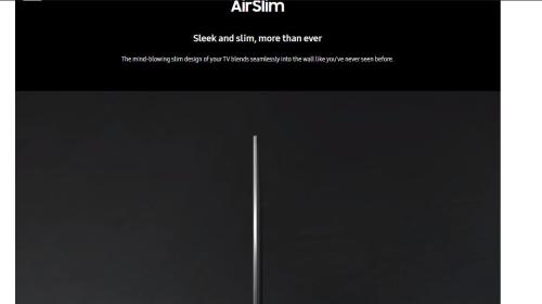Samsung-75-inch-Q60C-Airslim-design