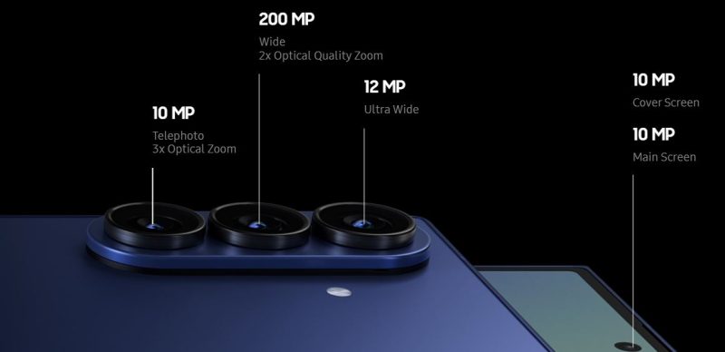 Samsung Galaxy Z Fold 7- Camera