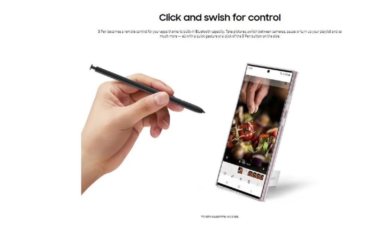 Galaxy-S22-Ultra-S-Pen-Click-and-wash-control