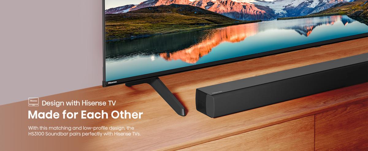 Hisense-HS3100-Soundbar-Design