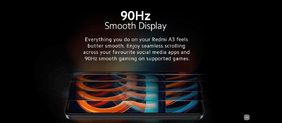 Redmi-A3-90Hz-refresh-Rate